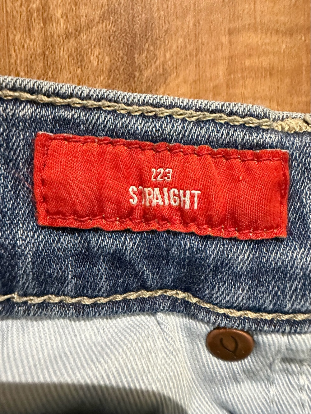 Lucky Brand Jeans 223 Straight 32x29 Blue Jeans - Picture 4 of 6